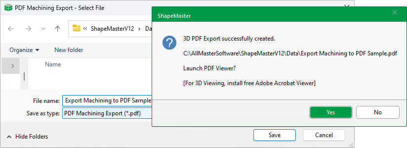 Click to view PDF report generated